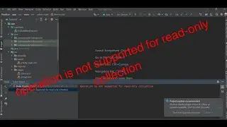 operation is not supported for read-only collection in android studio || Siam Shekh