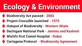 Ecology and Environment Important MCQ Questions | Important Questions For All Competitive Exam