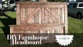 Farmhouse Headboard // DIY + How to