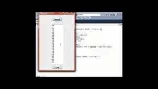 Create 100 Random Numbers Using a Random Number Generator and a Windows Form in C#