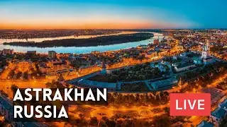 NOT Moscow! ASTRAKHAN, Russia! The Land of Fish, Caviar and Watermelons on VOLGA River. LIVE