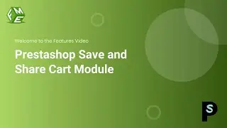 Prestashop Save and Share Cart Module