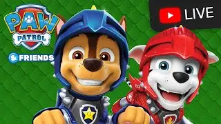 🔴 PAW Patrol Season 8! Rescue Knights, Sea Patrol, and more! - Cartoons for Kids Live Stream