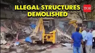 Ram Mandir Rally: Bulldozer action begins in Mira Road, Mumbai where clashes took place