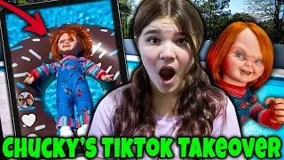 Chucky Stole Our Golf Cart And Took Over My TikTok!!