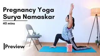 Pregnancy Yoga Surya Namaskar Practice  |  Online Prenatal Yoga for 2nd & 3rd Trimester