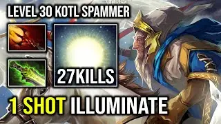 LEVEL 30 KOTL SPAMMER 1 Shot Illuminate Dagon 5 Brutal Burst Damage Deleted Mid Dota 2