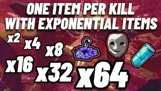 One Item Per Kill but Items Stack EXPONENTIALLY - Risk of Rain 2