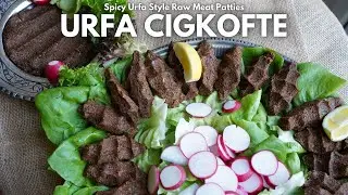 How Authentic Urfa Cigkofte is Made, Addictive Spicy Raw Meat Patties