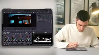 Silently Color Grading in Davinci Resolve on iPad