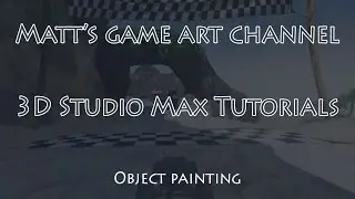 3D Studio Max Object Paint Tutorial