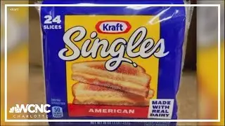 Recall issued for Kraft singles cheese slices over plastic films