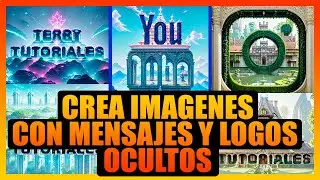 Integra MENSAJES, PATRONES Y LOGOS OCULTOS en las IMÁGENES con Inteligencia Artificial | Krea.ai