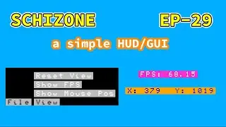 simple GUI/HUD in x86 assembly | SCHIZONE EP-29