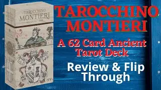 Tarochhino Montieri Anima Antiqua By Lo Scarabeo.  An Historic 62 Card Tarot Deck. Limited Edition.