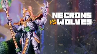 Necrons vs Space Wolves - Warhammer 40k 10th Edition Battle Report