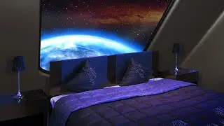 Starship Sleeping Quarters |  Sleep Sounds White Noise with Deep Bass 10 Hours