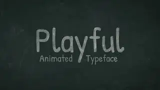 Playful - Animated Handwriting Typeface | Download After Effects template