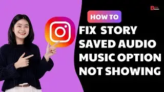How To Fix Instagram Story Saved Audio Music Option Not Showing | Saved Audio Missing On Insta Story