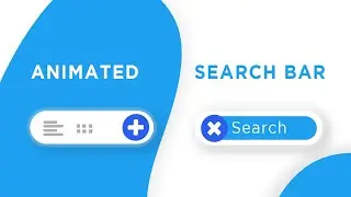 How to Create Animated Sliding Search bar using html and css| Awesome Sliding Search bar in html css