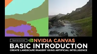 Nvidia Canvas - Use Artificial Intelligence To Create Landscape Imagery - Basic Introduction