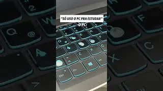 O Famoso Pc e Notebook Gamer Para Estudar! 🤣😂