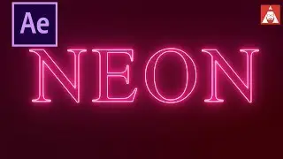 How To Create Neon Text Effect - After Effects Tutorial