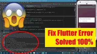 [100% Solved] Fix Flutter Errors Such as Program linking failed