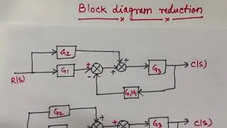 Example of block diagram reduction technique in control system