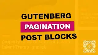 Gutenberg post blocks - The Advanced Pagination