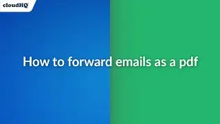 Save Emails to PDF: How to Forward Emails as PDF