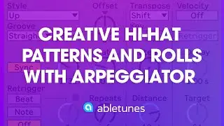 Trap Hip Hop Hi-Hat Patterns and Rolls with Ableton Arpeggiator [1 Minute Tutorial]