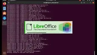 Примитивная  установка через терминал Libreoffice 6.4.0 (.deb) в системе Ubuntu 20.04 (Focal Fossa)