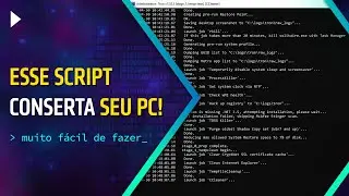 TRONSCRIPT -  ESSE SCRIPT PROMETE CONSERTAR O WINDOWS 7 E 10