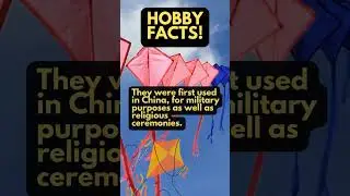 HOBBY FACTS! Did you know people have been flying kites for over 2,000 years? 🪁 