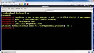 Linux Sys Admin II Week 3: Configure Networking (NAT)