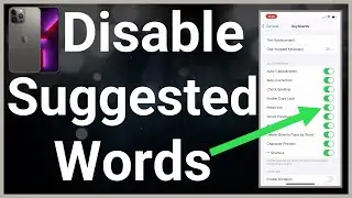 How To Remove Words From iPhone Keyboard