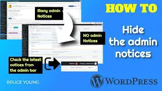 Hide admin notifications in WordPress admin