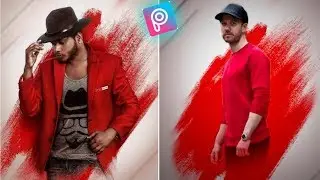 PicsArt Red Brush Portrait Effect || PicsArt Photo Editing