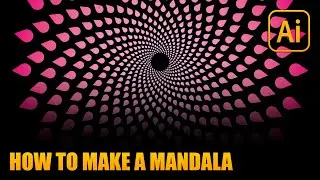 Illustrator Tutorial | How to make a simple Mandala