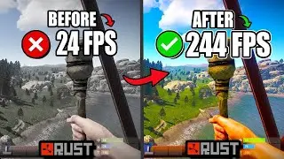 🔧RUST: BEST SETTINGS TO BOOST FPS AND FIX FPS DROPS / STUTTER 🔥| Low-End PC 2024✔️