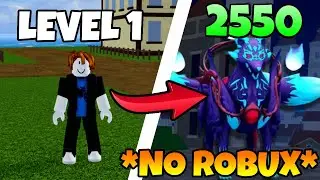 NOOB To PRO With NO ROBUX In Roblox Blox Fruits Roblox (Part 2)