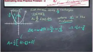 Rectangular Approximation Problem x^2/2 - Calculus