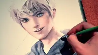 Digital Art In Watercolor - Jack Frost by Sakimichan - Part 1