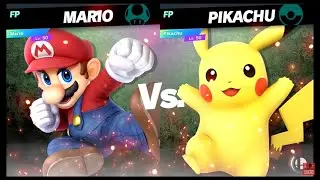 Super Smash Bros Ultimate Amiibo Fights – vs the World #8 Mario vs Pikachu