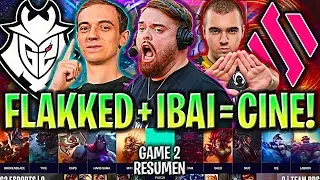 FLAKKED SE UNE AL CASTEO DE IBAI Y PASA ESTO! - G2 vs BDS Game 2 PLAYOFFS LEC VERANO 2024 ESPAÑOL