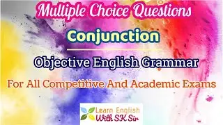 Fill in the blanks with correct Conjunction | Objective English Grammar | For HBSE Class 8 Exam 2022