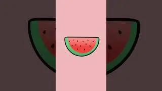 3D Toon Watermelon