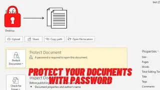 How to encrypt with password Microsoft Office documents Word, PowerPoint, Excel, Access