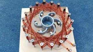 Free Energy Generator Using Copper Coil and Neodymium Magnet Activity